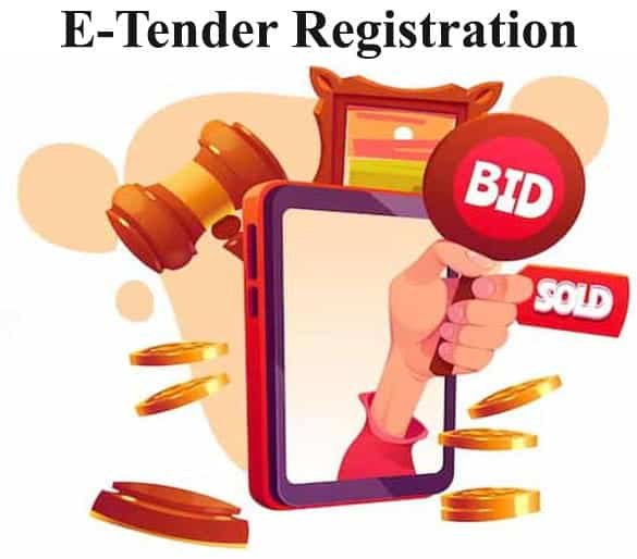Etender registration, etender, tender registration